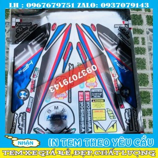 Tem rời Raider Fi HP4 chất liệu Crom cao cấp ko bay màu