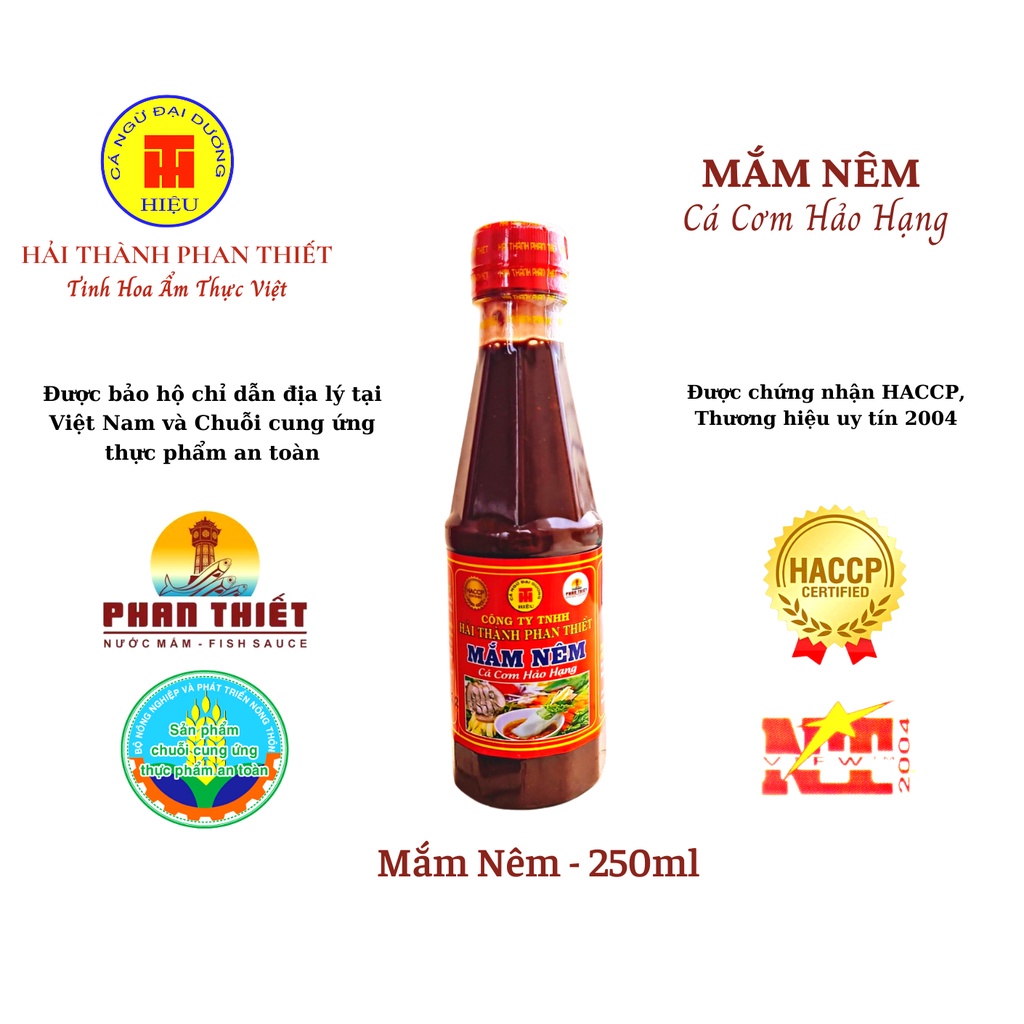 Mắm Nêm Cá Cơm Hảo Hạng - Số 1 Phan Thiết (250ml)