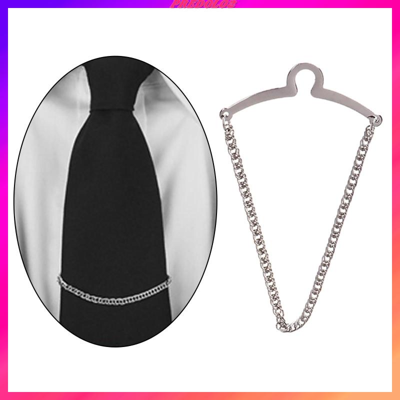 [Predolo2] Cà Vạt Nam Thời Trang Màu Bạc Cổ Điển