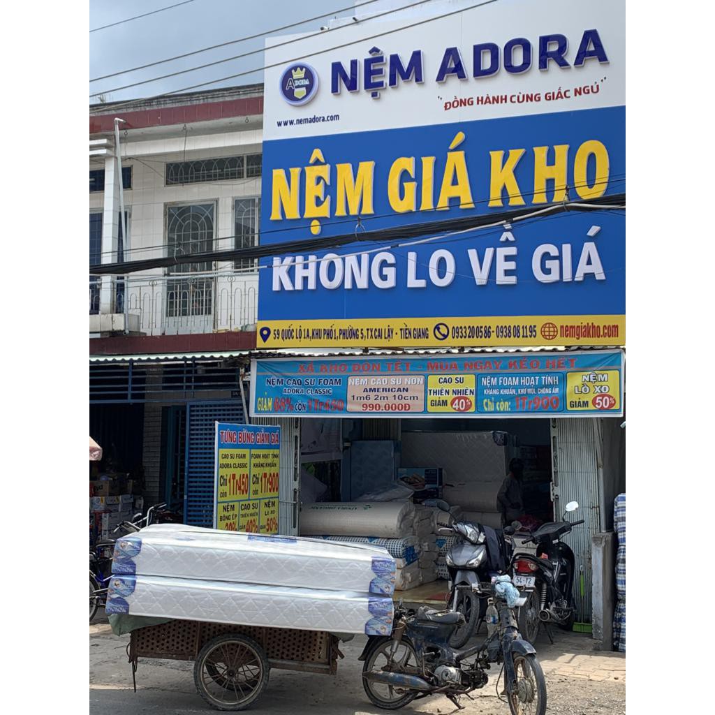 Nệm Lò Xo Topaz Hàn Việt Hải 3 Viền, Chính Hãng, Bảo Hành 10 Năm