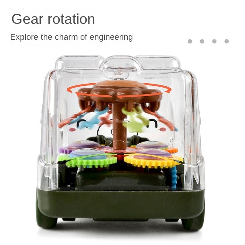 Đồ Chơi Xe Buýt GYLMY62 Trong Suốt Chống Rơi Cho Bé