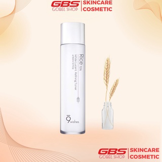 Nước Hoa Hồng 9Wishes Rice 72% White Lucentrefining Toner Dưỡng Sáng Da 150ml