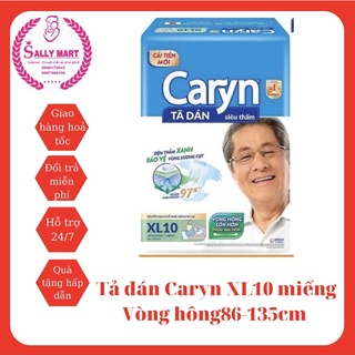 Tả Dán Siêu Thấm Người Lớn Caryn Xl10 Miếng (Vòng Hông 86-135cm + 70-90kg)