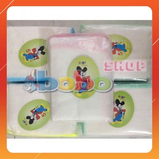 Gói 10 Khăn Sữa Chuột 4 Lớp Loại Lớn Cho Bé Kim Ngân 25*35cm