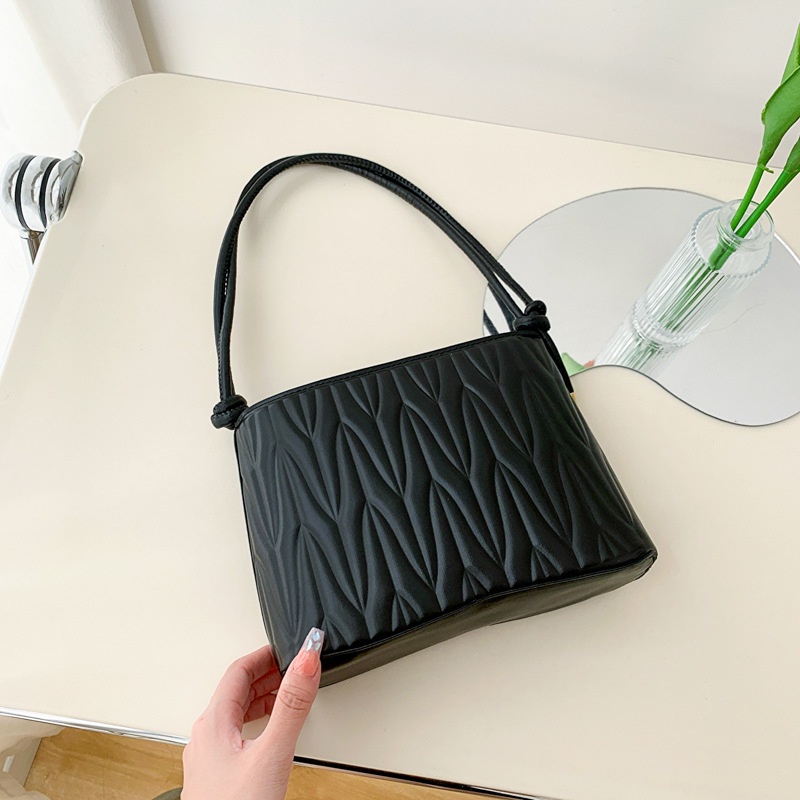 Túi Tote Xếp Ly Thiết Kế Mới Đơn Giản Thời Trang Theo Phong Cách Phương Tây