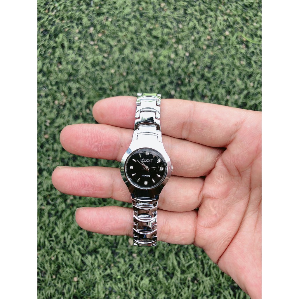 Đồng hồ thời trang nam nữ Yishi màu bạc MS3078