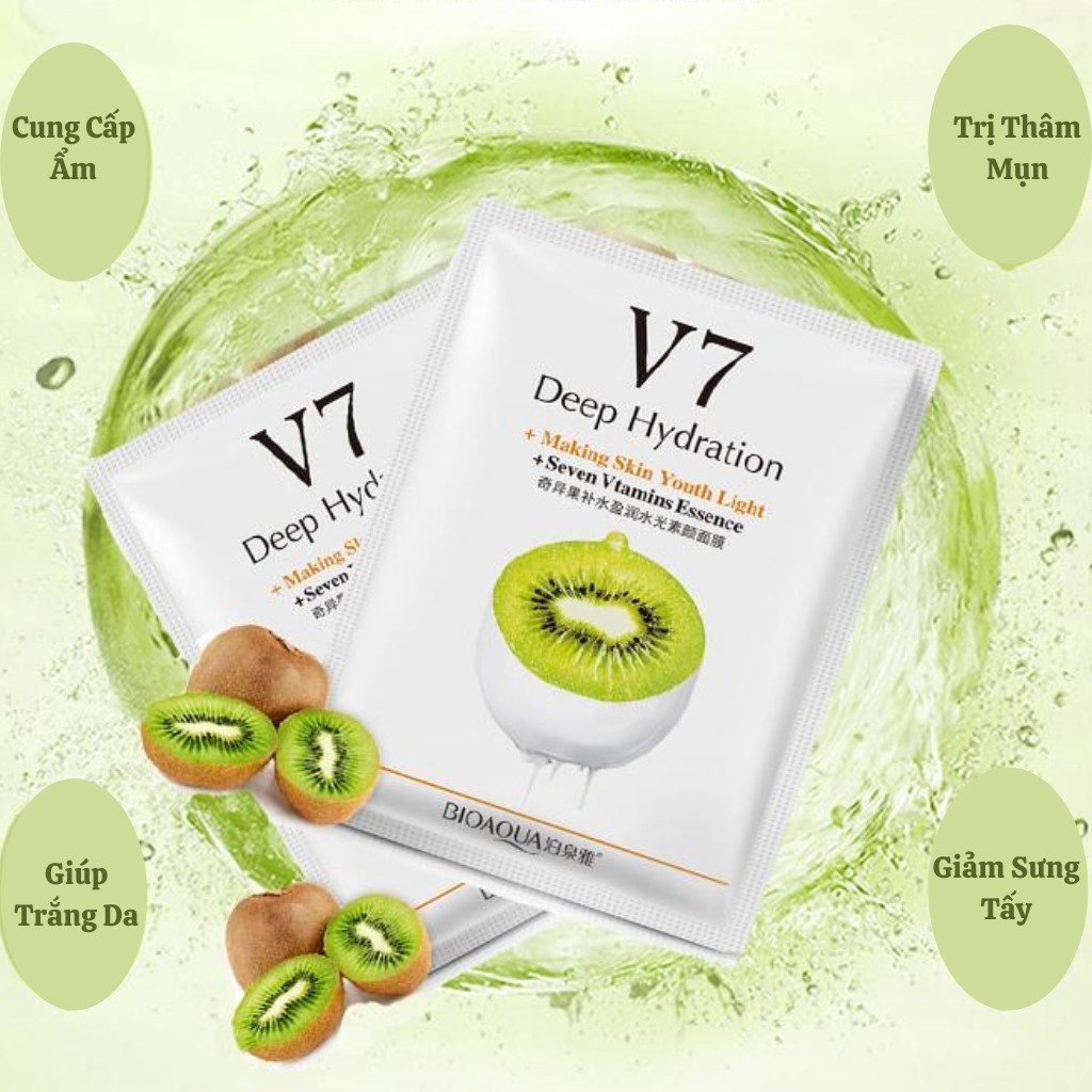 Mặt Nạ Trái Cây Bioaqua V7 Toning Mask