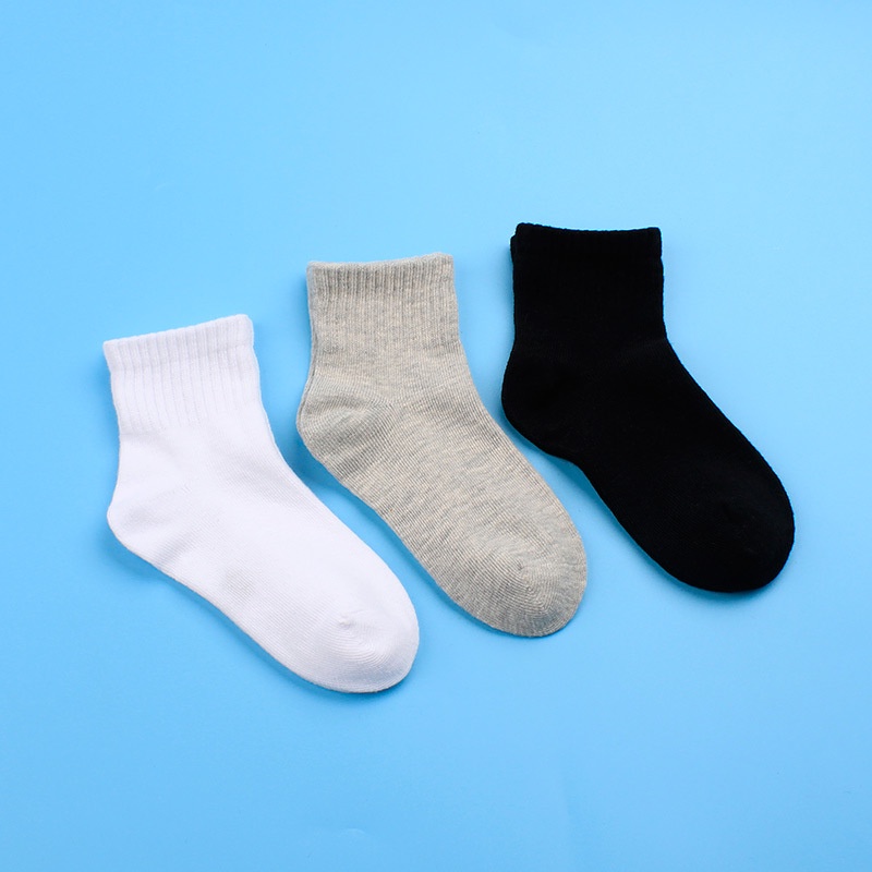 Vớ Cotton Màu Sắc Đơn Giản Cho Bé Từ 0-15 Tuổi