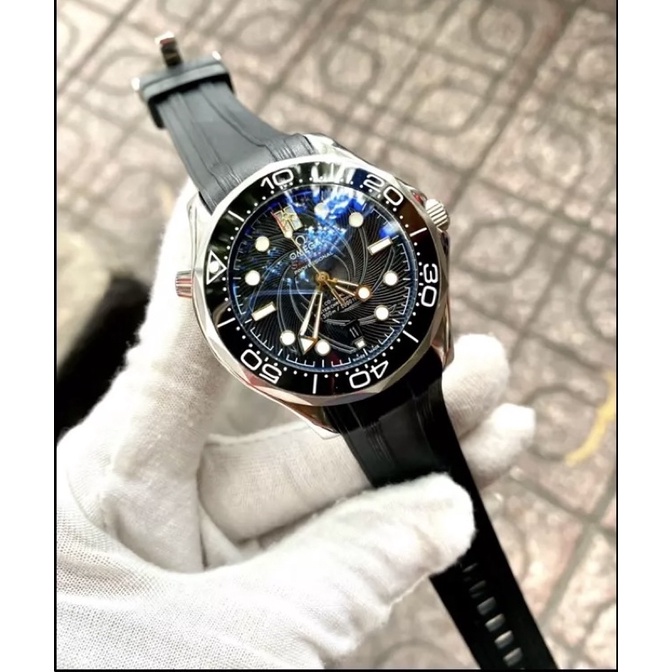 Đồng Hồ Nam Omega_Seamaster "007- 𝙅𝙖𝙢𝙚𝙨 𝘽𝙤𝙣𝙙" 𝙇𝙞𝙢𝙞𝙩𝙚𝙙, Máy Automatic - Cơ , Dây Cao Su , Size 42mm (1993watch)