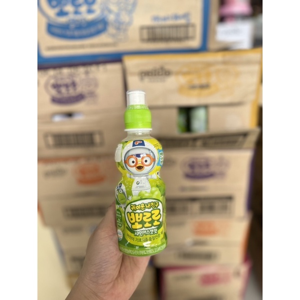 Nước uống Pororo trẻ em nội địa Hàn- chai 235ml (có 4 vị)