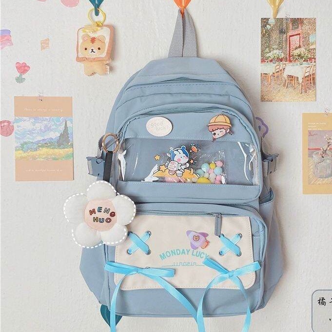 Balo nữ nam đi học giá rẻ thời trang cá tính cute dễ thương - A4