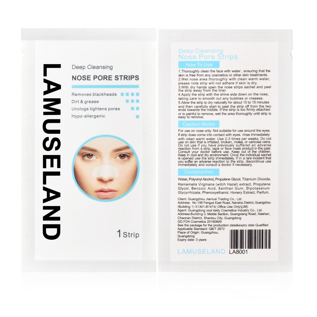 LAMUSELAND blackhead peeling mask can effectively clean and shrink the thumbnail