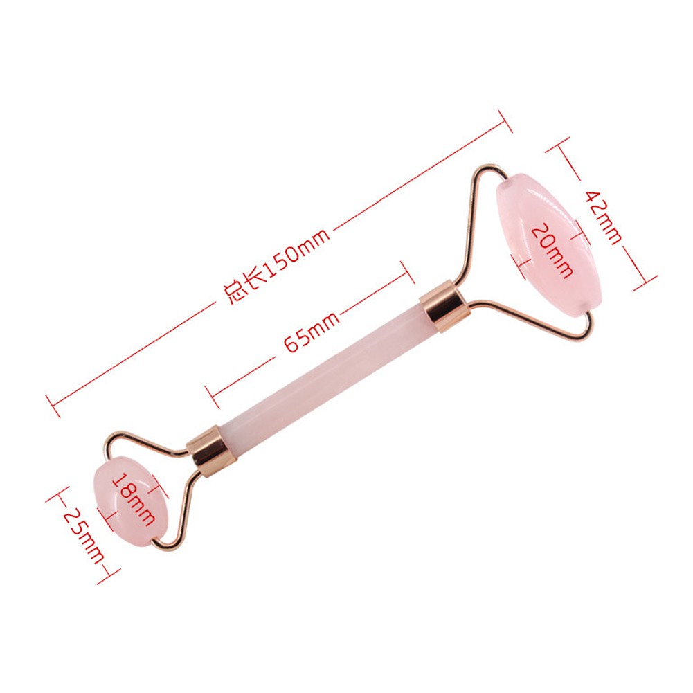 Cây lăn massage mặt màu hồng tự nhiên