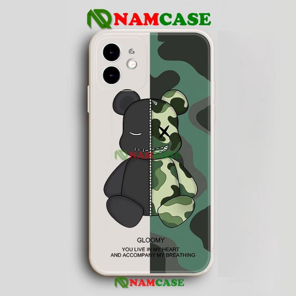 Ốp lưng iPhone Kaws cạnh viền vuông silicon mềm dẻo cho iphone 6/6s/7/8/X/XS/XR/11/12/13 Pro Plus Max cute dễ thương đẹp