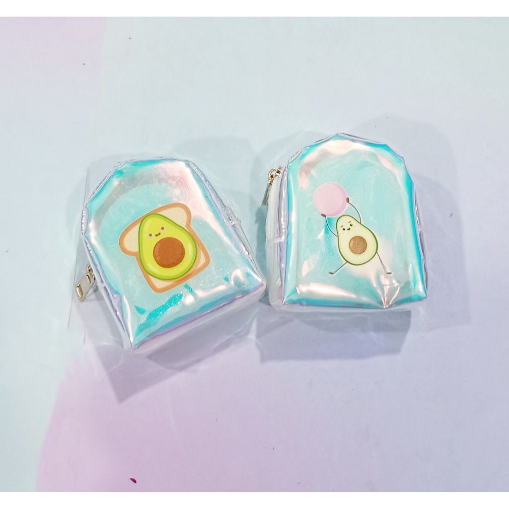 Móc khoá hologram quả bơ trà sữa trứng lười yakult hoa cúc GD MKH3 thức ăn