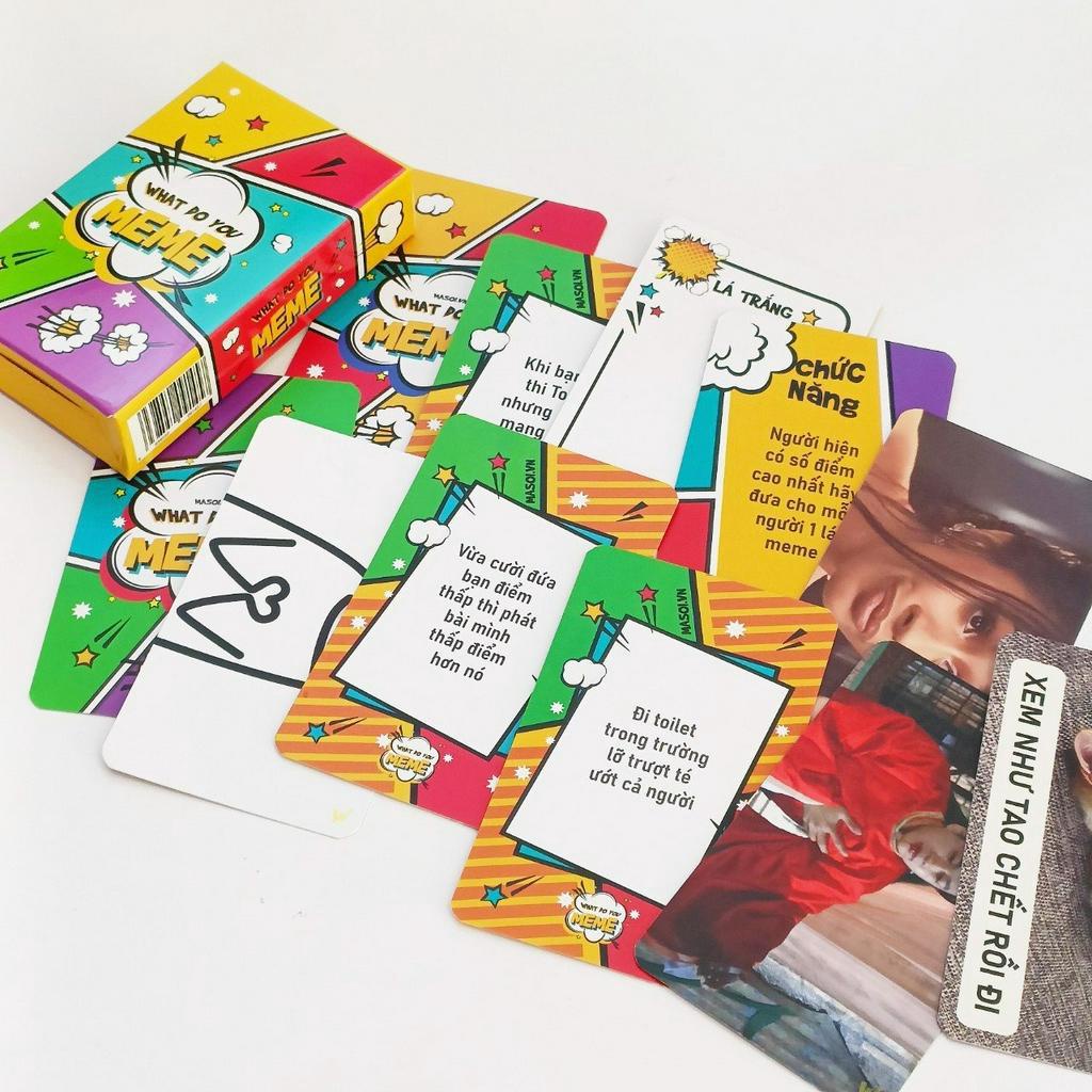 Bộ bài MEME 3 - WHAT DO YOU MEME, bộ bài siêu lầy lội và mãi mận chơi cùng bạn bè