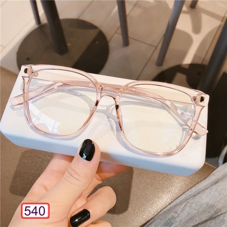 Kính Form tròn Nam Nữ 540 Chất liệu nhựa hàn quốc kiểu dáng hot trend