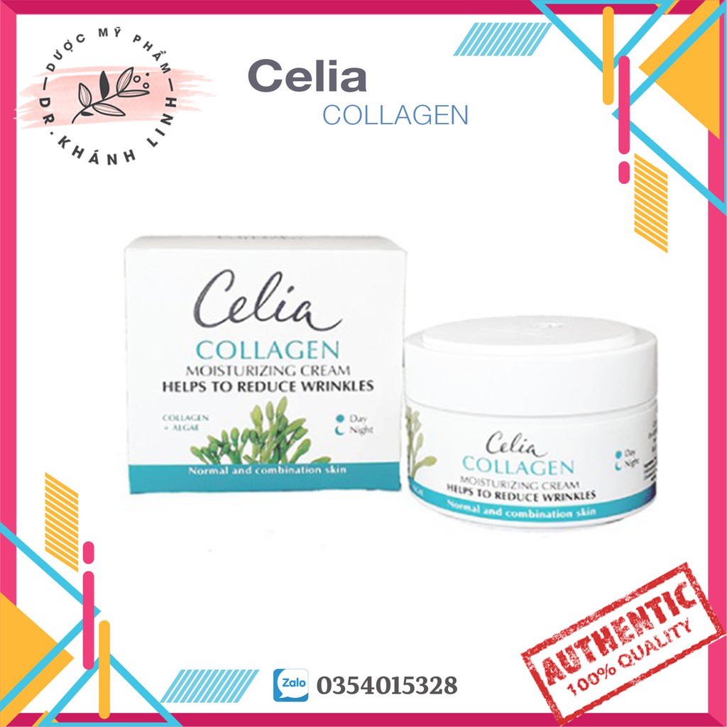 ✔️[Chính hãng]Kem Dưỡng Ẩm Collagen Celia 50ml