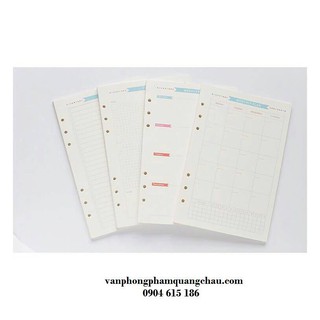 GIẤY A5 REFILL MÀU CHO PLANNER