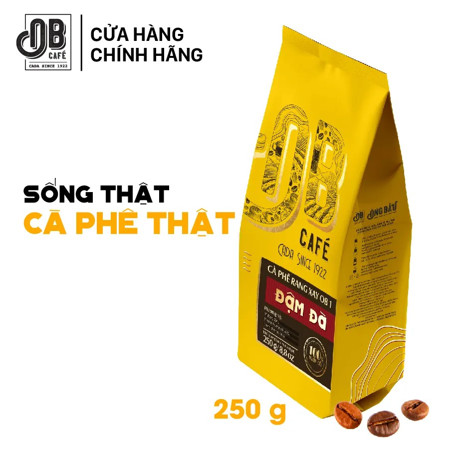 Ông Bầu Cà Phê Rang Xay OB1 Đậm Đà 250g