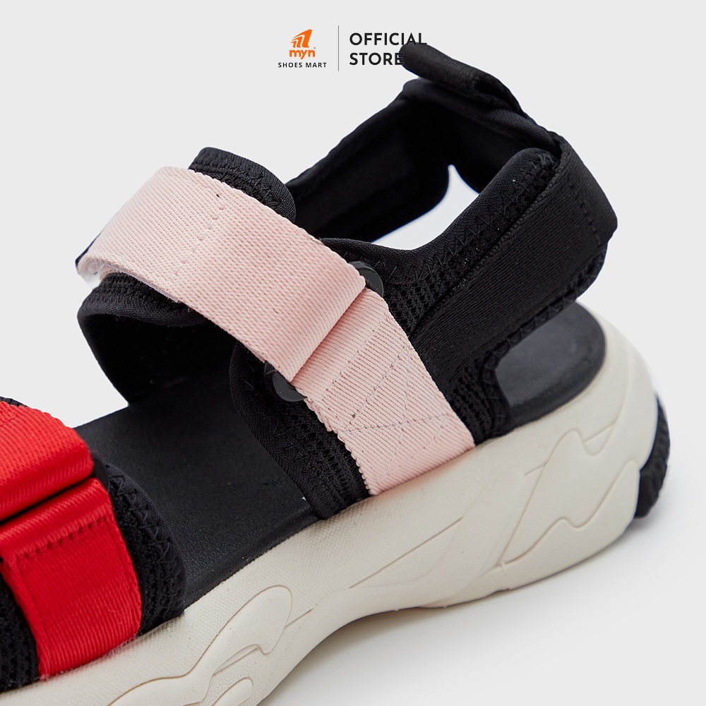 Sandal Nữ ZX The Hustle 2818 Red Pink 2 quai đế Chunky EVA cao 4.5cm chống trơn trượt