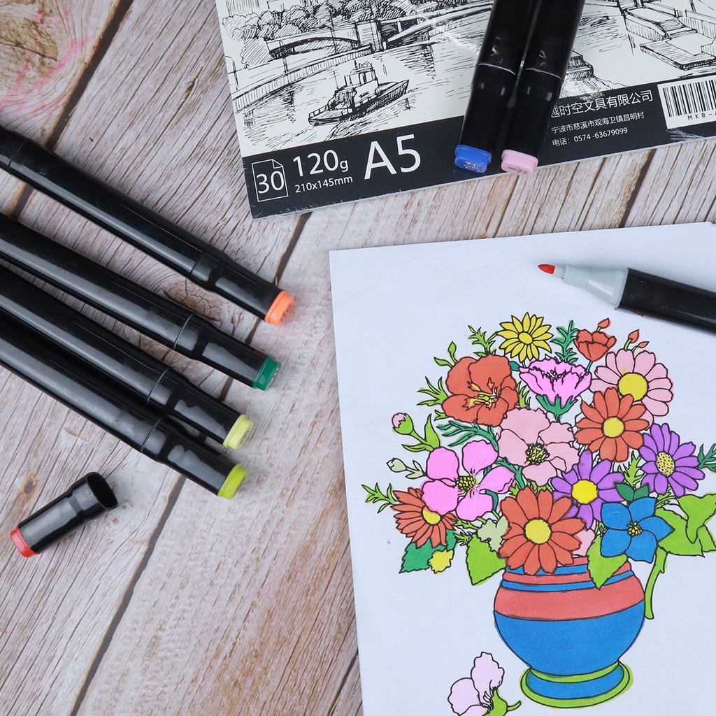 Sổ Vẽ Màu Marker, Sổ Vẽ Phác Thảo Siêu Đẹp