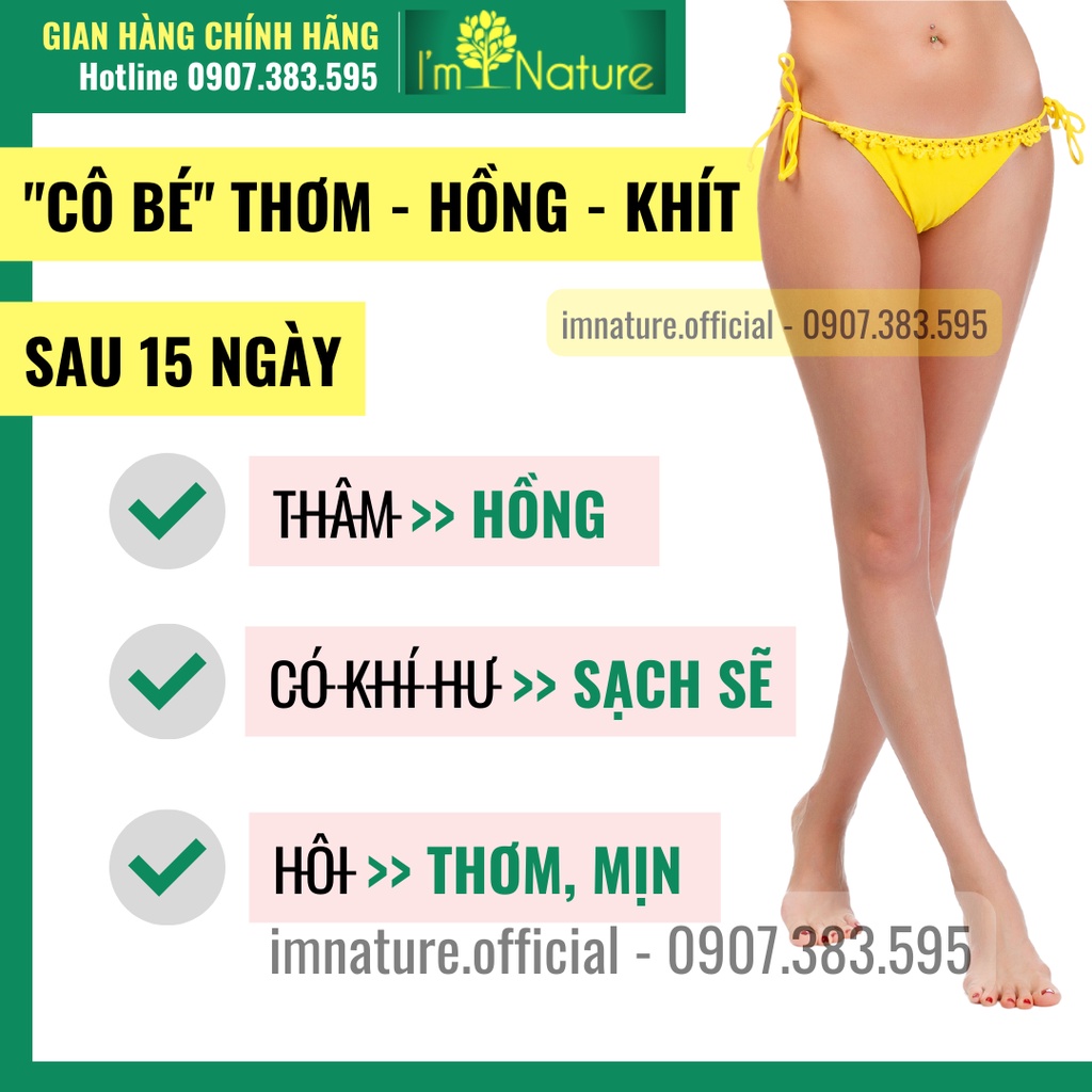 (Mini) Dung Dịch Vệ Sinh Phụ Nữ Trầu Không I'm Nature 20ml