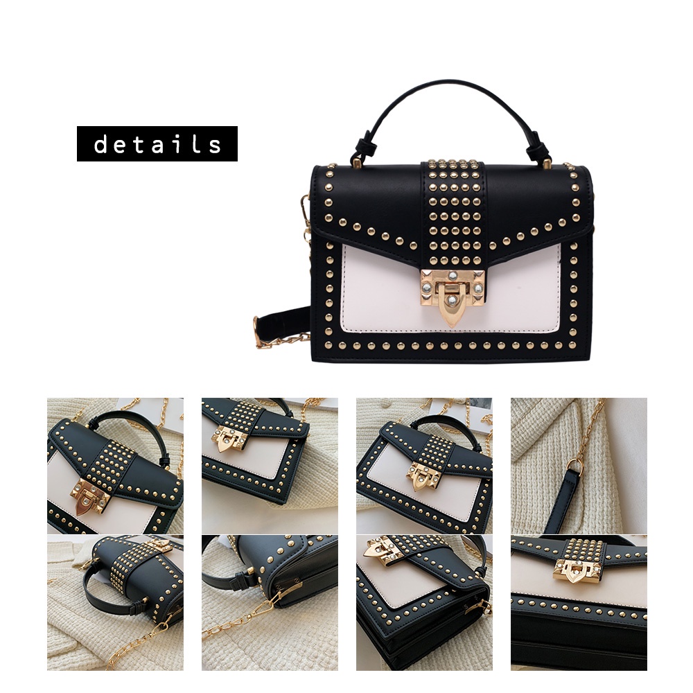 Túi xách nữ đẹp đeo chéo độc đáo phong hàn quốc cao cấp sang trọng dáng vuông thời trang hai ngăn đi tiệc