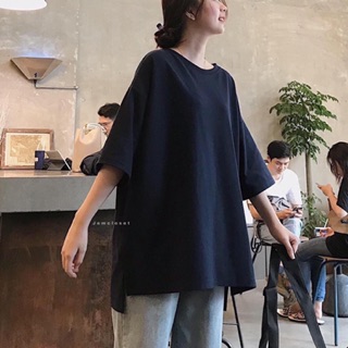 ÁO THUN BASIC VẠT LỆCH UNISEX