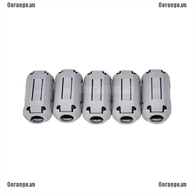 Set 5 Kẹp Lõi Đu Quay 3.5mm Cho EMI / RFI Giảm Tiếng Ồn