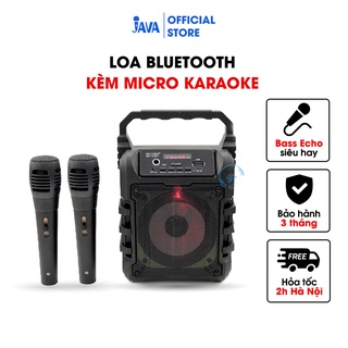 Mua   TẶNG 1 HOẶC 2 MICRO  Loa Kẹo Kéo Karaoke Bluetooth Mini - Loabluetooth- JAVA33bt