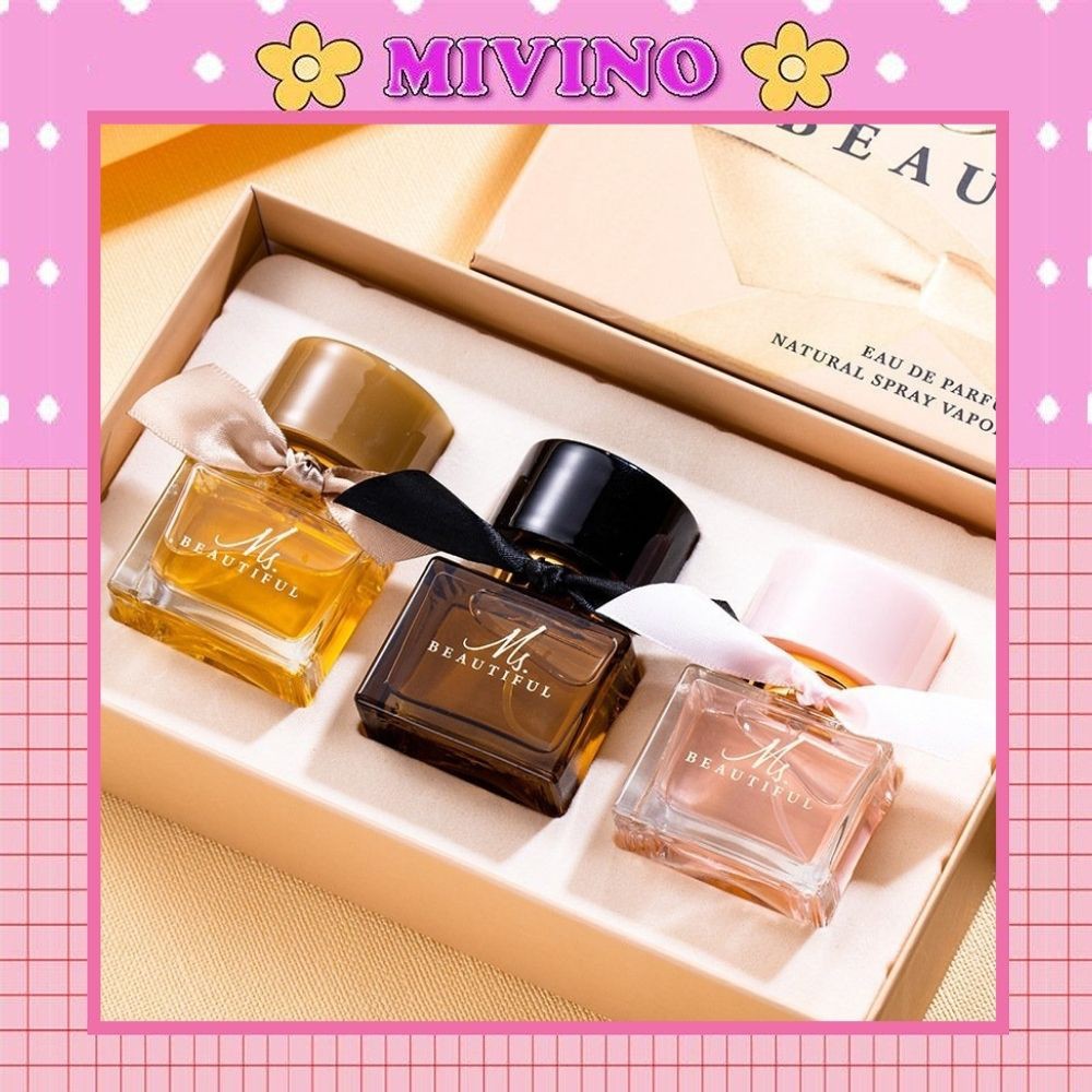 Set 3 lọ nước hoa nữ Mivino cao cấp dầu xịt thơm Luxury Beautyful hương thơm lâu tinh tế NH14 | WebRaoVat - webraovat.net.vn