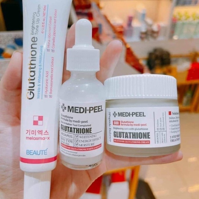 Sét Dưỡng Trắng Cấp Ẩm Phục Hồi Da Medi-Peel Bio-Intense Gluthione 600 Multi Care Kit - Hàn Quốc BONGSHOPAUTHENTIC