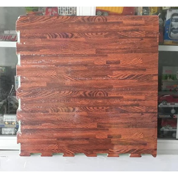 [Shopee giá rẻ] Thảm xốp vân gỗ 1 bộ 6 miếng 60x60cm (Thảm xốp lót nhà trải sàn)