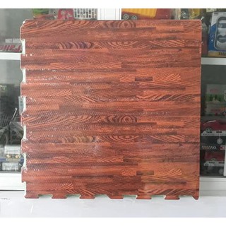 [Giá sỉ] Thảm xốp ghép vân gỗ loại dày (bộ 6 tấm kích thước 60*60cm)