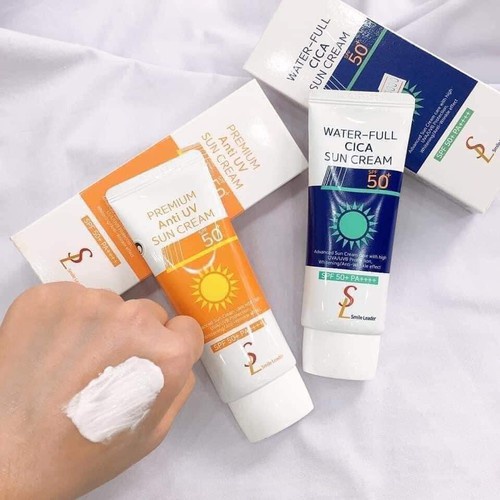 Kem Chống Nắng Nâng Tông Smile Leader Sun Cream SPF50 Tuýp 60ml | BigBuy360 - bigbuy360.vn