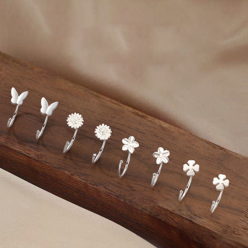 Hoa Tai Dáng Dài Hình Ngôi Sao / Mặt Trăng / Bươm Bướm Đơn Giản Thời Trang