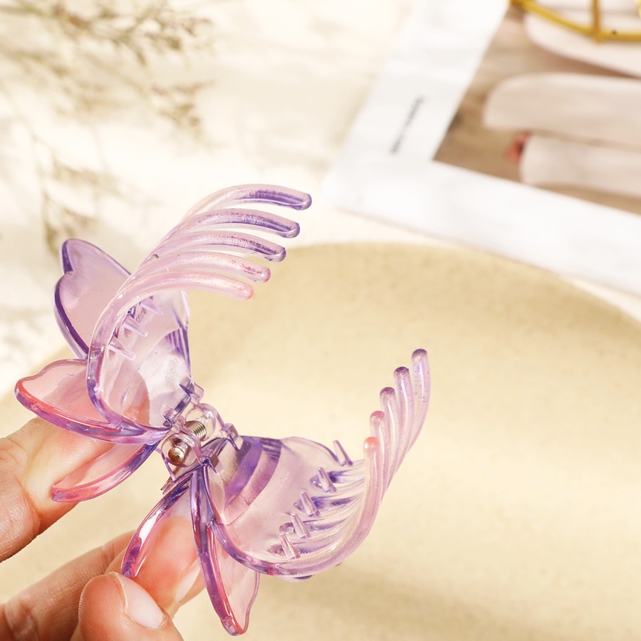 Kẹp Tóc Càng Cua 7cm Bằng Acrylic Nhám Thời Trang Cho Nữ