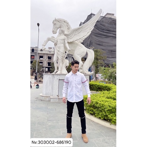 Áo sơ mi Thom Browne 3 vạch tay Cao Cấp,sơ mi trắng thêu vạch kẻ đỏ tay áo thom browne vải gai siêu mát