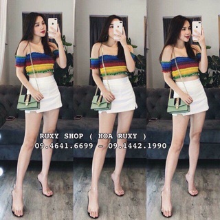Áo trễ vai 7 màu