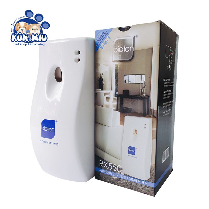 Máy xịt khử mùi tự động Bioion RX 550 Dispenser ( máy k kèm bình xịt )