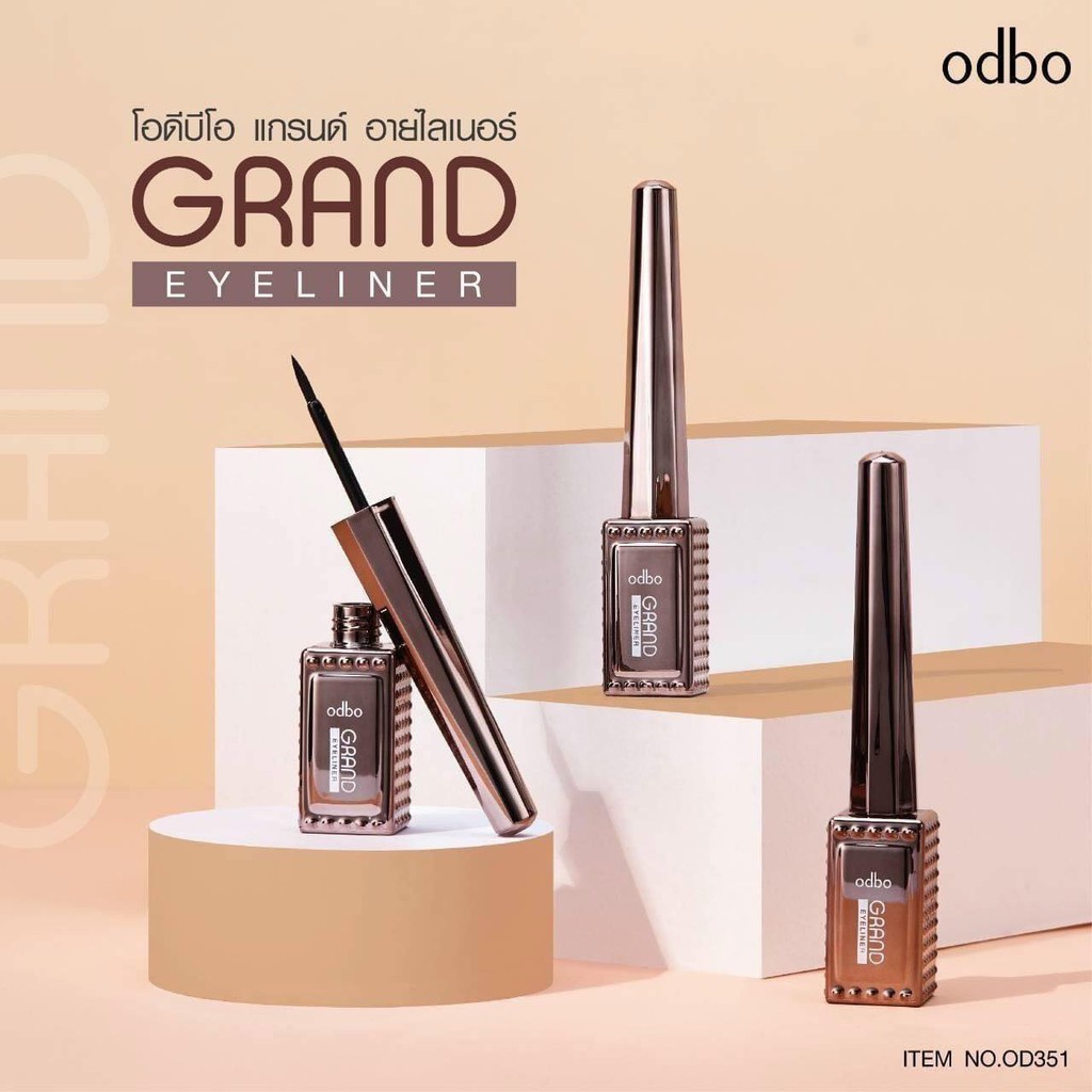 Kẻ mắt nước Odbo Grand Thái Lan [ hàng chính hãng ].Tặng kèm thêm 1 chì kẻ mày lâu trôi.