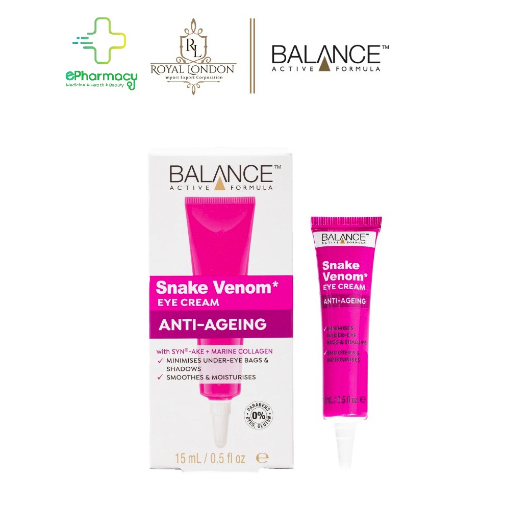 Kem Mắt Nọc Rắn Balance Snake Venom Eye Cream 15ml