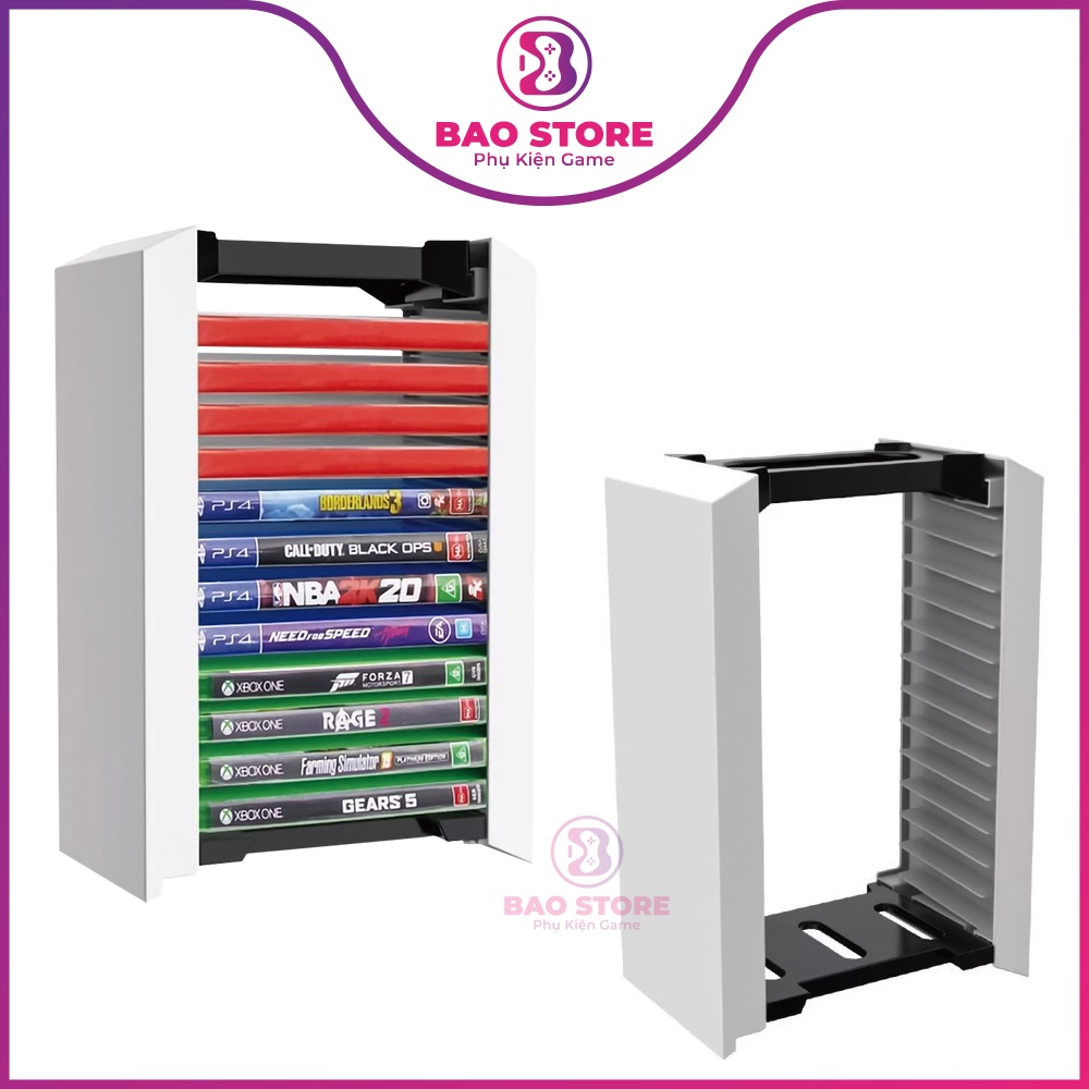 Kệ đựng đĩa 36 đĩa game PS5 / PS4 / Xbox One / Nintendo Switch