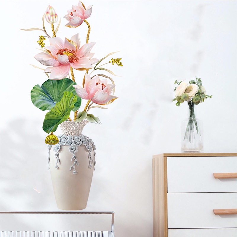Bộ sưu tập tranh dán hình bình hoa tuyệt đẹp