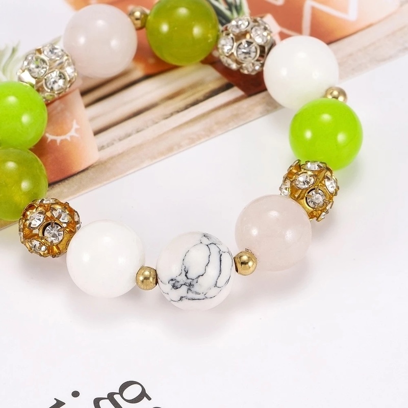 Phụ kiện hạt tròn bằng đồng thau tự nhiên dùng làm trang sức