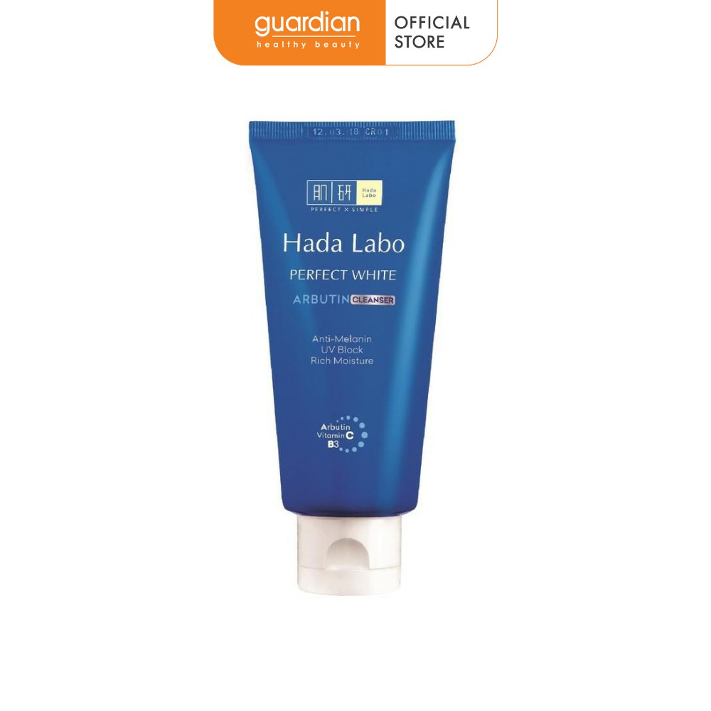 Kem rửa mặt dưỡng trắng Hada Labo Perfect White Cleanser 80g