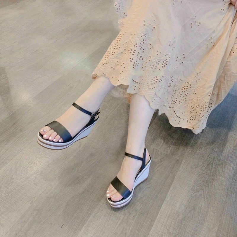 Dép xadanl bản ngang đế bằng 9p siêu nhẹ chất da mềm hót!!