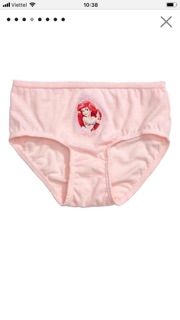 Set 5 Quần chip bé gái H&M