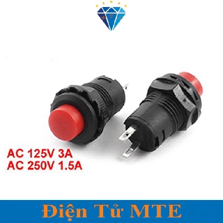 Nút nhấn giữ - nút nguồn 12mm 1.5a 250vac